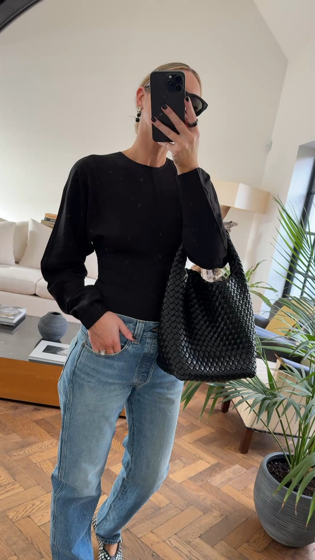 Black Body Suit + Jeans 

Bag | outfit | uk | spring | summer | jeans | black | lunch outfit | workwear | st Agni 

#LTKsummer #LTKspring #LTKuk