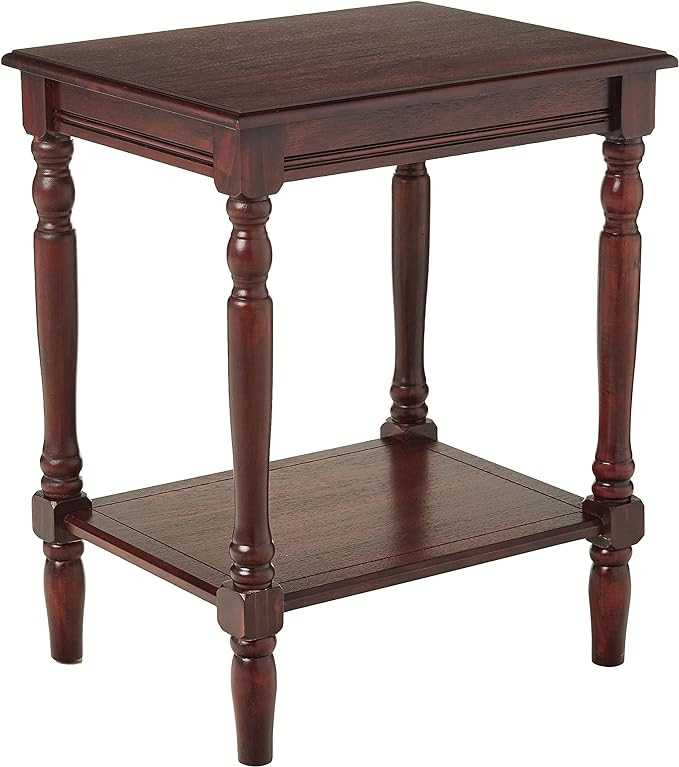 Decor Therapy Simplify 24" End Side Table, 24 x 19.5 x 15.75, Espresso | Amazon (US)