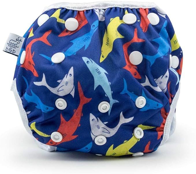 Eco-Friendly Reusable Baby Swim Diapers (Sizes N–5) – Adjustable, Easy-Wash Nageuret Reusable... | Amazon (US)