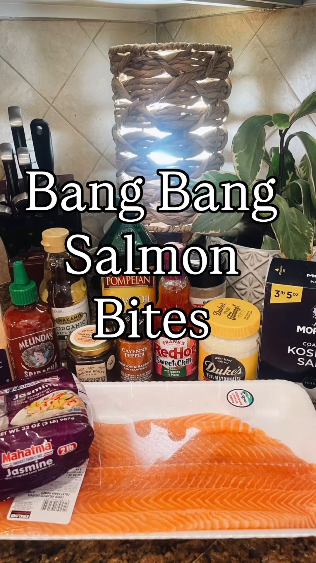 🐟 Bang Bang Salmon Bites

Ingredients

Salmon
	•	1½ lb fresh salmon, skin removed, cut into 1½-inch cubes
	•	1 tbsp olive oil
	•	1 tsp paprika
	•	½ tsp garlic powder
	•	½ tsp onion powder
	•	½ tsp salt
	•	¼ tsp black pepper
	•	Optional: pinch of cayenne (if you like heat)

Bang Bang Sauce
	•	½ cup mayonnaise
	•	¼ cup sweet chili sauce
	•	1–2 tbsp sriracha (to taste)
	•	1 tbsp honey or sugar
	•	1 tsp rice vinegar or lime juice

For garnish (optional but cute):
	•	Green onions
	•	Sesame seeds

⸻

Instructions

🔥 Option 1: Air Fryer (BEST texture)
	1.	Preheat air fryer to 400°F
	2.	Toss salmon with olive oil and seasonings
	3.	Air fry for 7–9 minutes, shaking halfway, until crispy and cooked through
	4.	Toss warm salmon gently in Bang Bang sauce or drizzle sauce on top

⸻

🔥 Option 2: Oven Baked
	1.	Preheat oven to 425°F
	2.	Line baking sheet with parchment
	3.	Bake salmon for 10–12 minutes
	4.	Broil for 1–2 minutes if you want extra crisp edges
	5.	Sauce it up ✨

⸻

🔥 Option 3: Pan-Seared
	1.	Heat skillet over medium-high with a little oil
	2.	Cook salmon in batches, 2–3 minutes per side
	3.	Remove from heat and toss with sauce

⸻

How to Serve
	•	Over jasmine rice or coconut rice
	•	In lettuce cups
	•	In tacos with slaw
	•	On a salad for a “healthy-ish” dinner
	•	Straight from the pan (no judgment)

⸻

Pro Tips
	•	Don’t over-sauce — toss lightly, then drizzle more
	•	Works great with salmon bites from Costco
	•	Sauce can be made ahead and keeps 4–5 days in the fridge

#LTKselfcare #LTKfoodie #LTKfitnessgoals