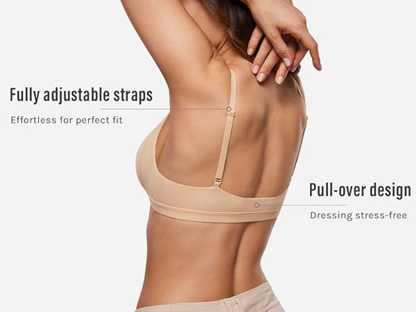 INLYRIC Women's Inbarely Triangle Bralette Plunge Unlined Seamless Bra No Underwire Sexy Comforta... | Amazon (US)