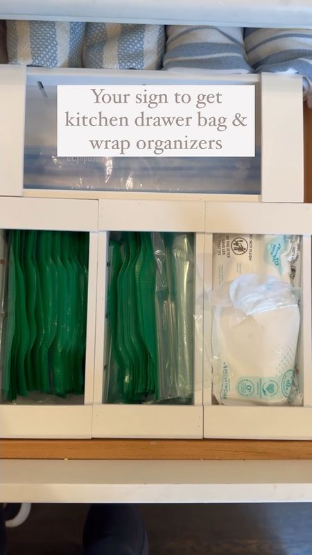 Kitchen organization, drawer bag and wrap organizers

#LTKunder50 #LTKhome