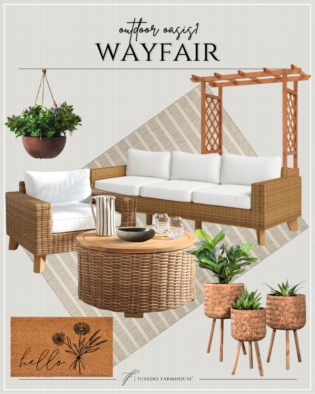 Wayfair - Outdoor Oasis

Make your own outdoor oasis with these new Wayfair finds!

Seasonal, home decor, spring, outdoor, porch, patio, deck, poolside, bench, chairs, furniture, planters, 

 #LTKSeasonal #LTKHome #LTKSaleAlert