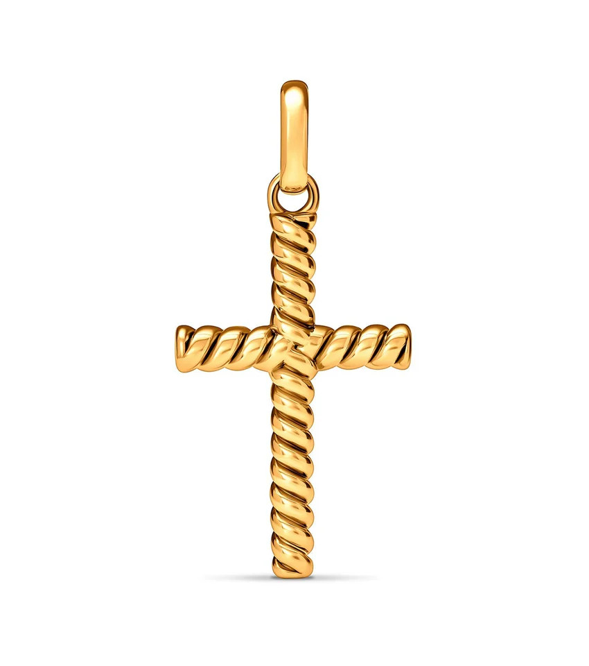 Entwine Cross Pendant (Gold) | Abbott Lyon