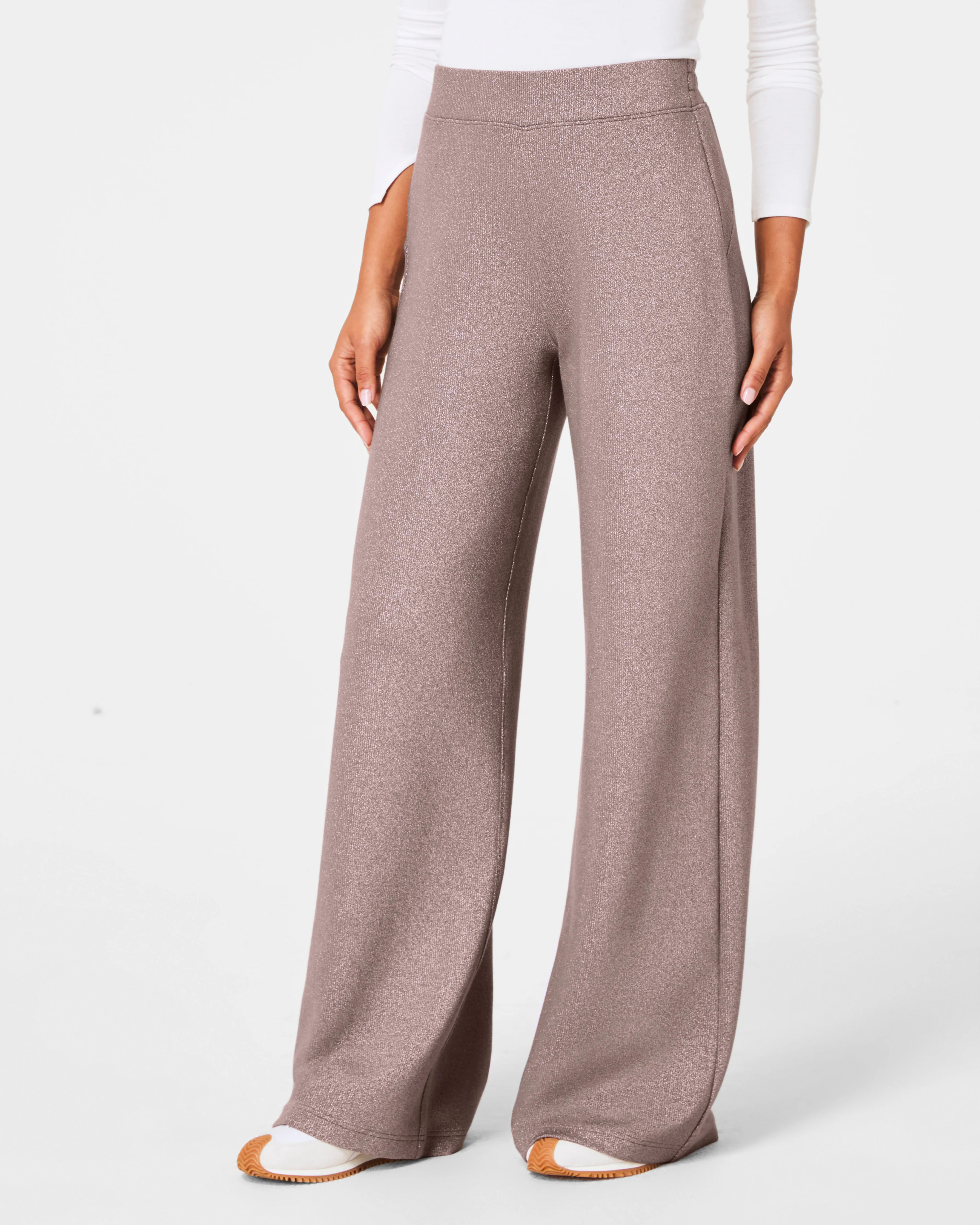 SPANX® AirEssentials Wide Leg Pant with Shimmer | Spanx