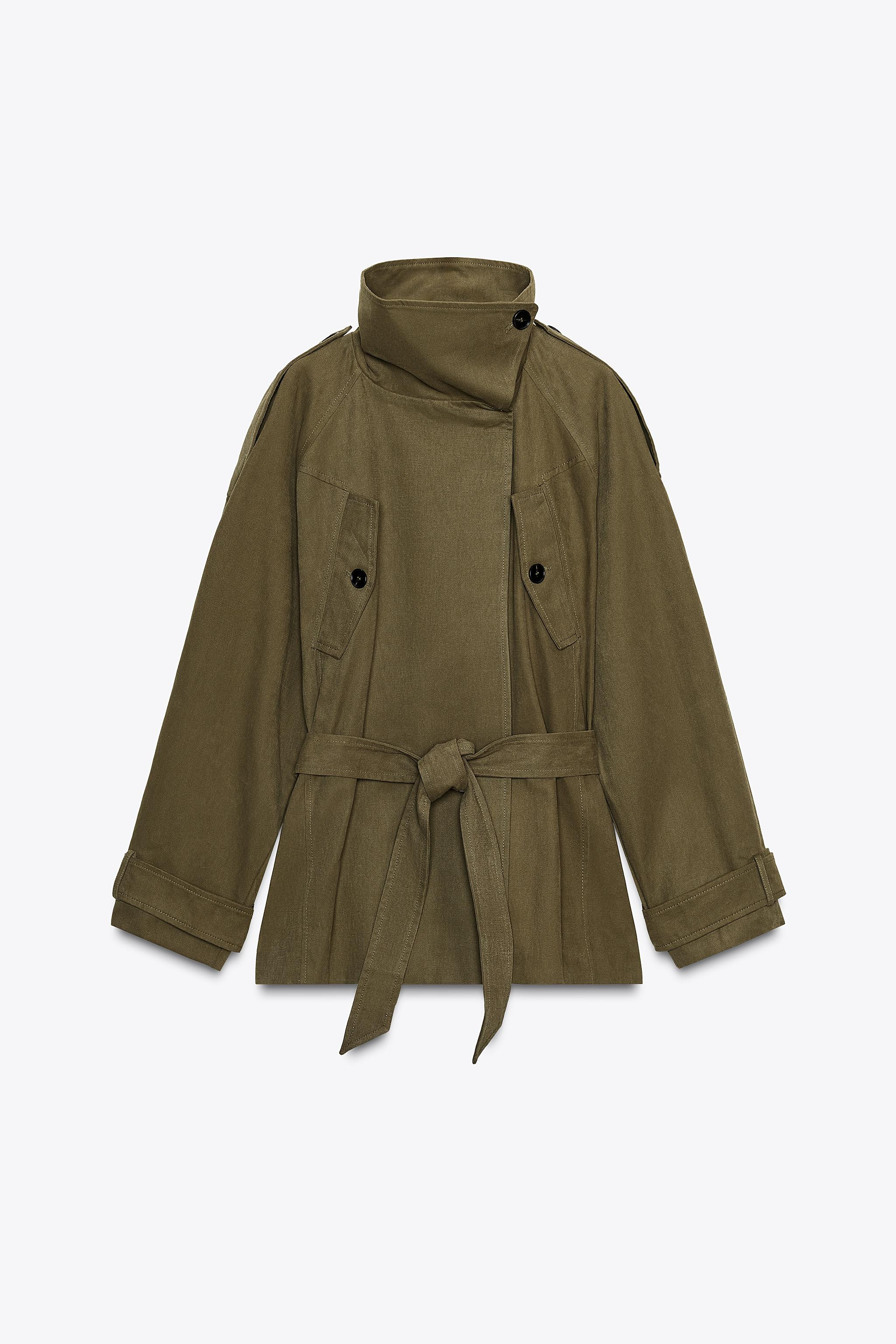 BELTED COTTON TRENCH COAT | Zara US