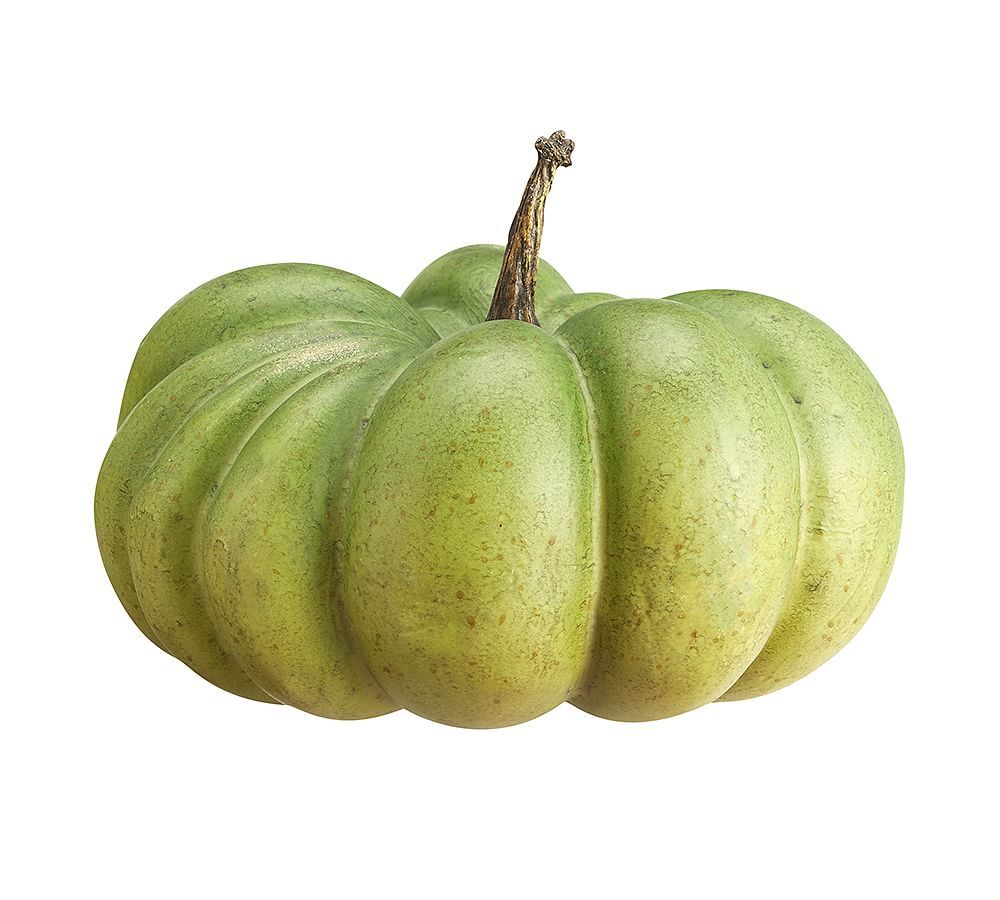 Faux Pumpkins, Green - Medium | Pottery Barn (US)
