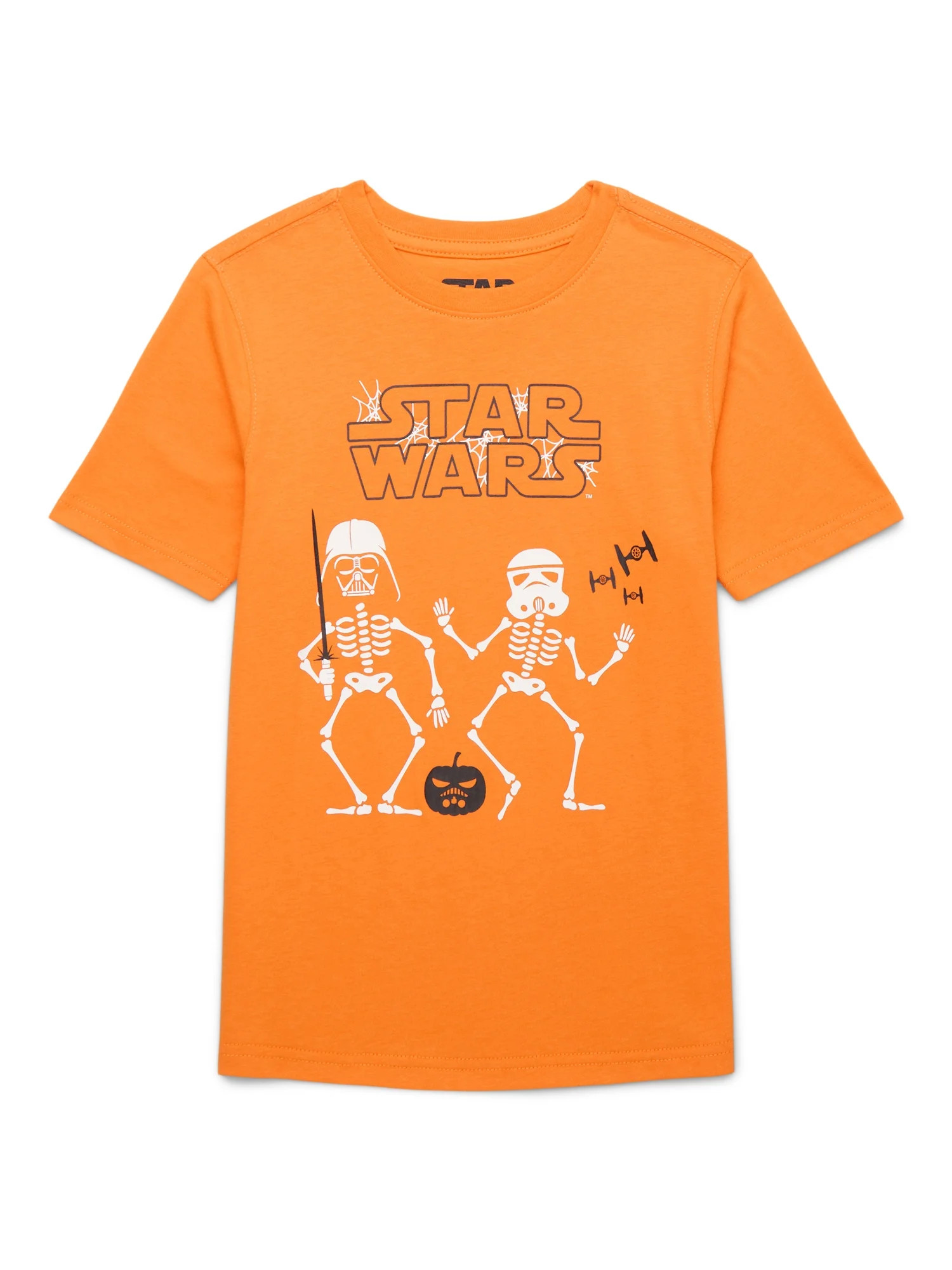 Star Wars Boys' Halloween Graphic T-Shirt with Short Sleeves, Sizes 4-18 | Walmart (US)