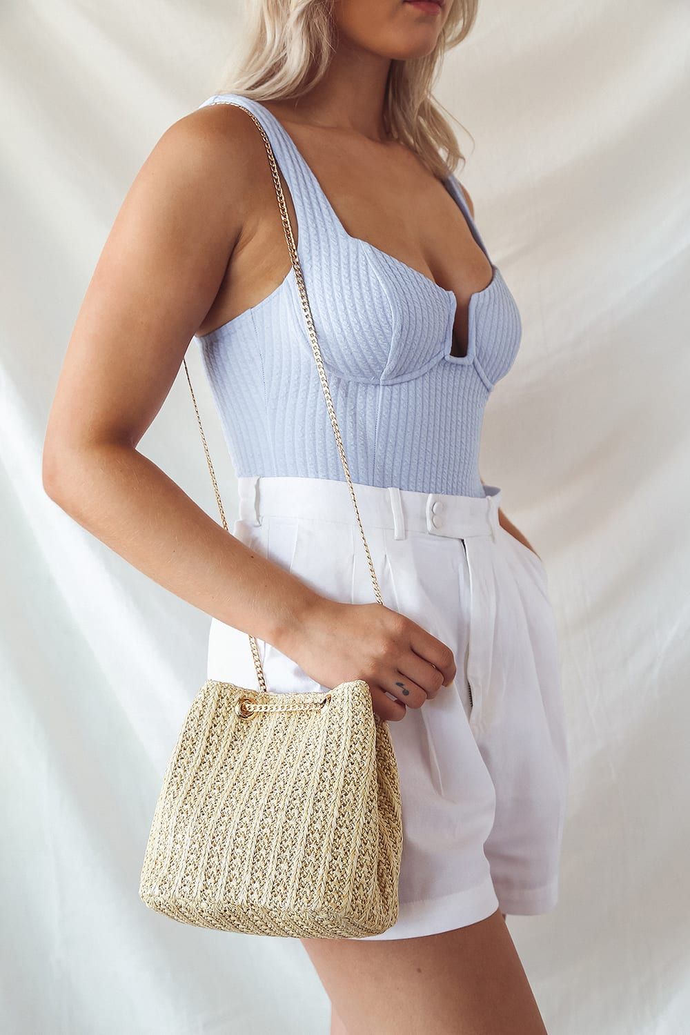 Miles to Go Beige Straw Mini Bag | Lulus