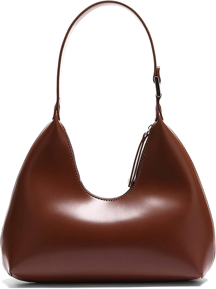 NahiAoo Shoulder Bag for Women Small Black White Shoulder Purse Hobo Bag Trendy Purse 2023 | Amazon (US)