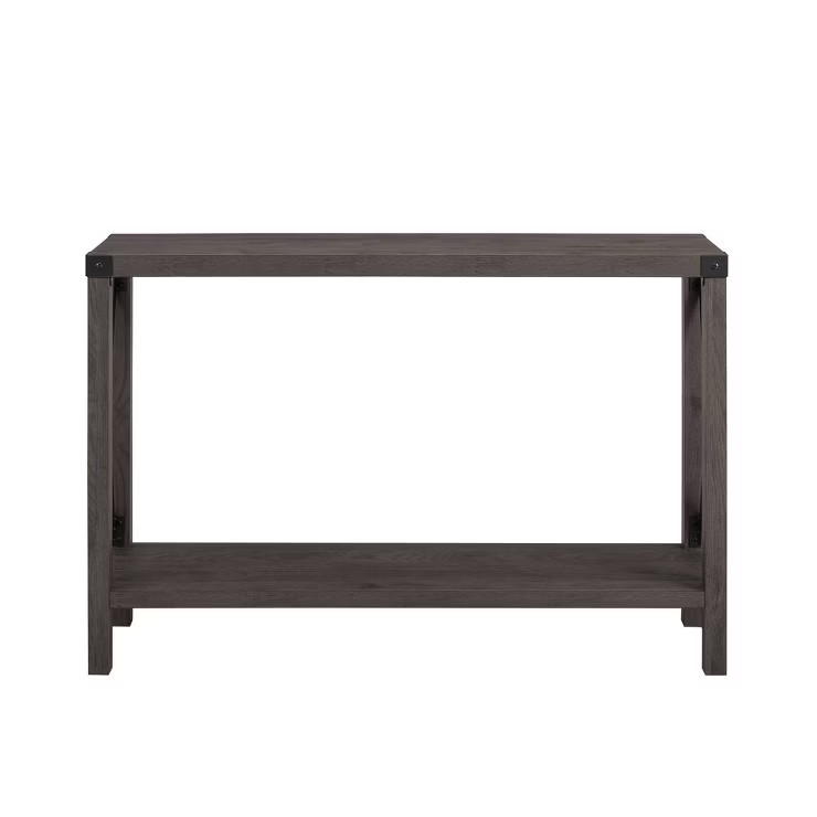 Sophie Rustic Farmhouse X Frame Entry Table - Saracina Home | Target