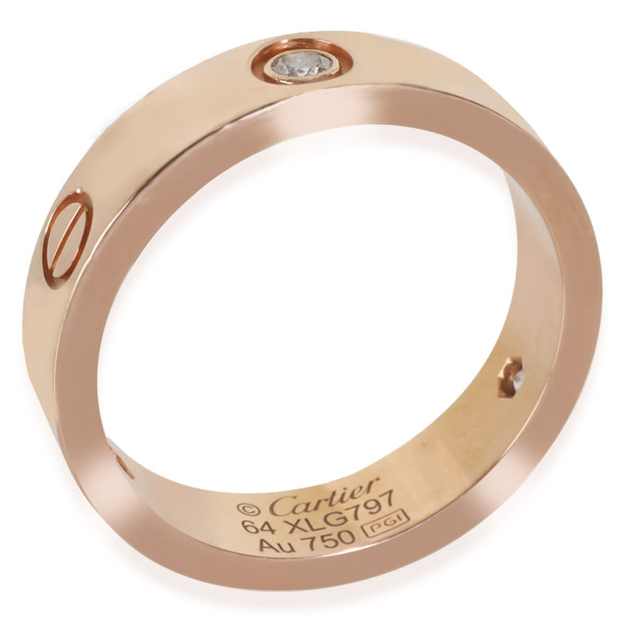 Pre-Owned Cartier Rose Gold Diamond Love Ring | Jomashop.com & JomaDeals.com