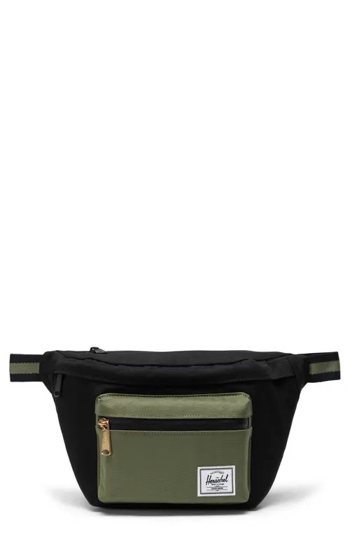 Herschel Supply Co. Pop Quiz Belt Bag in Black/four Leaf Clover at Nordstrom | Nordstrom