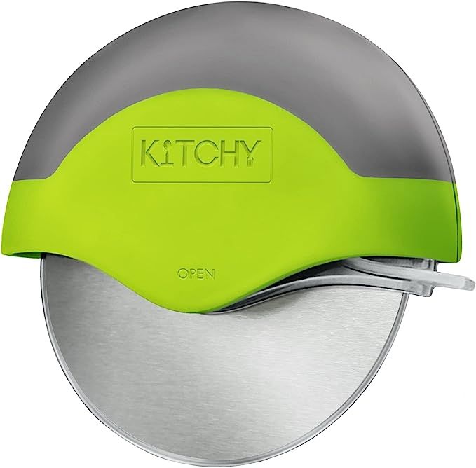 Kitchy Pizza Cutter Wheel - Super Sharp and Easy To Clean Slicer, Kitchen Gadget with Protective ... | Amazon (US)