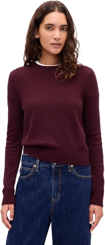 GAP Womens Cashsoft Crewneck Pullover Sweater | Amazon (US)