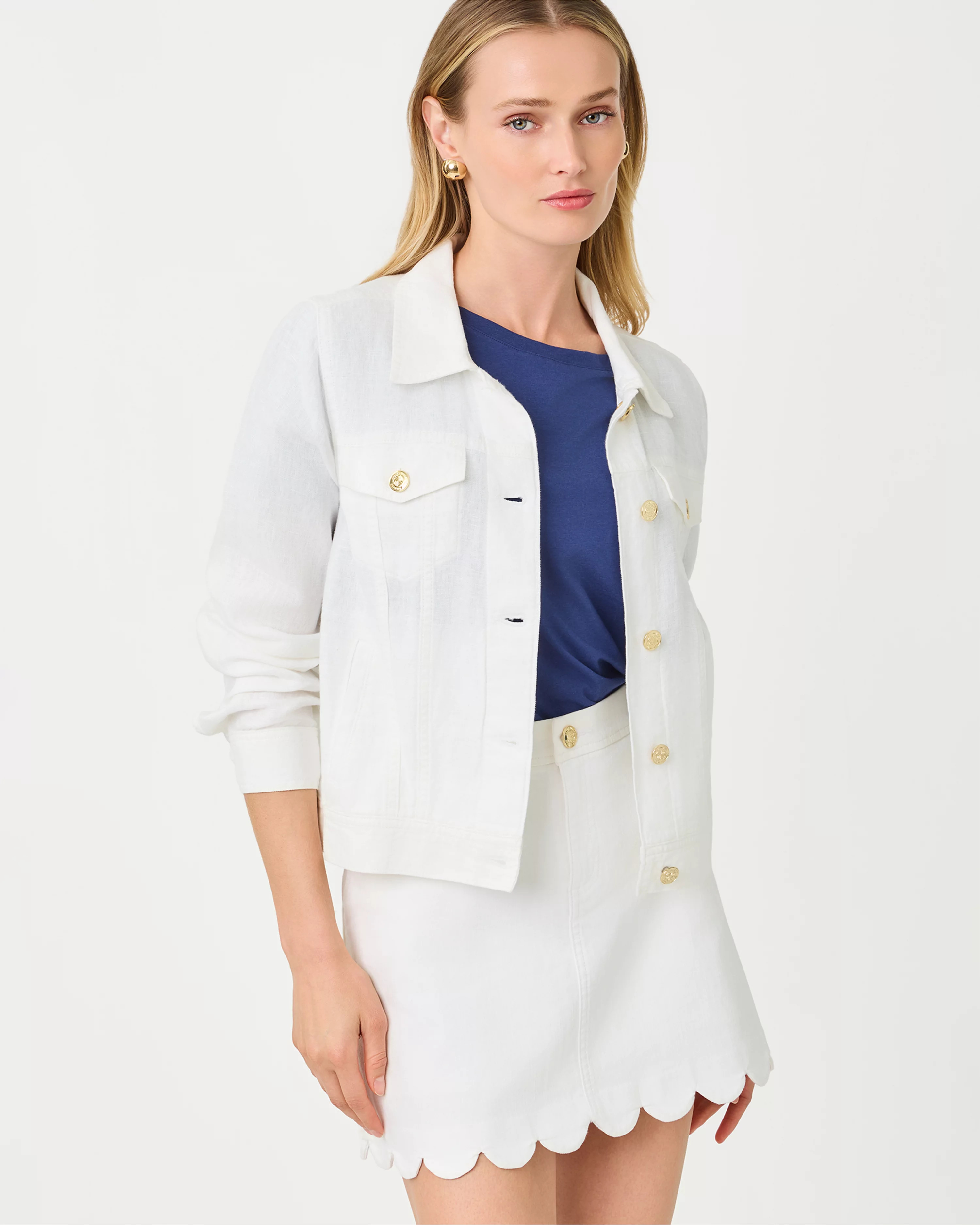 Seaspray Linen Jacket | Lilly Pulitzer
