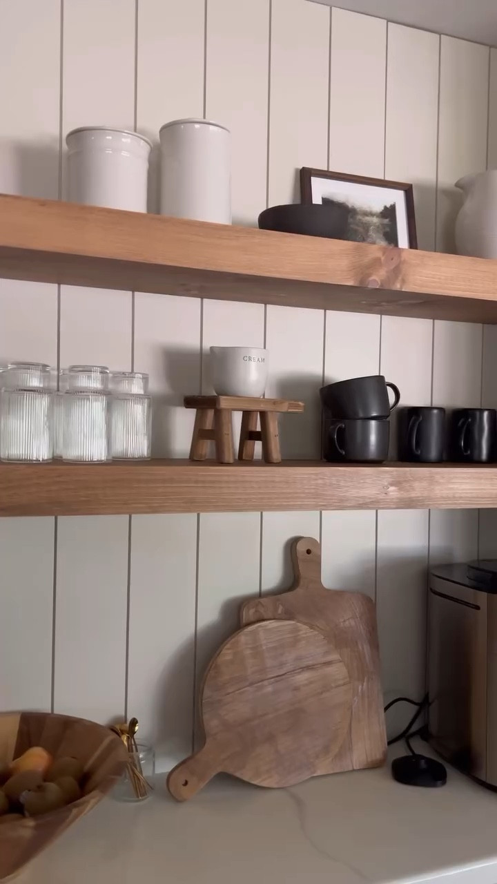 These shelves were the perfect addition to my coffee bar ☕️

#LTKSeasonal #LTKSaleAlert #LTKHome