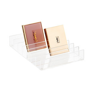 Luxe 7-Section Divided Palette Insert Clear | The Container Store