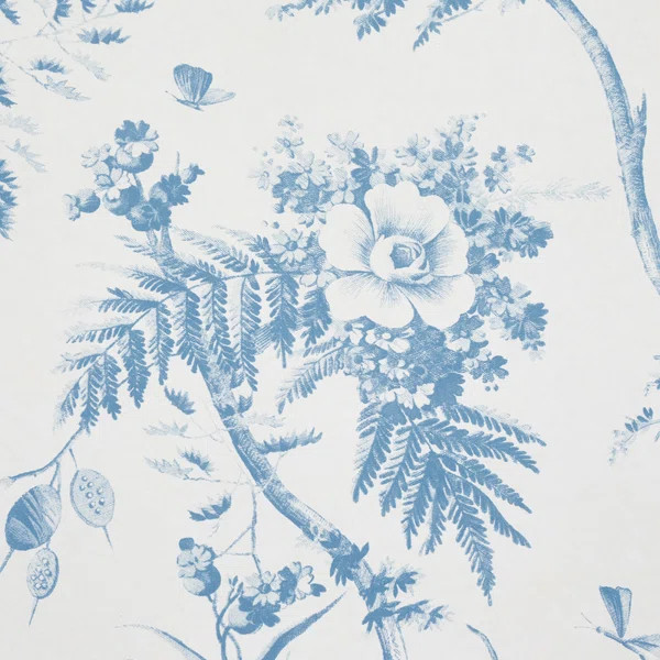 Toile de' La Prairie 24' L x 54.5 " W Wallpaper Roll | Wayfair North America