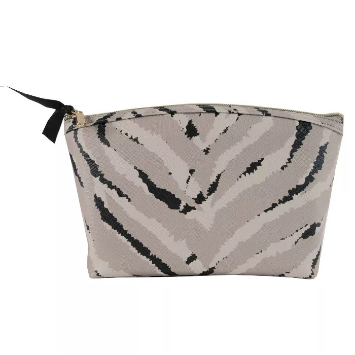 Ruby+Cash Dome Makeup Pouch - Tiger - Natural/Beige/Black | Target