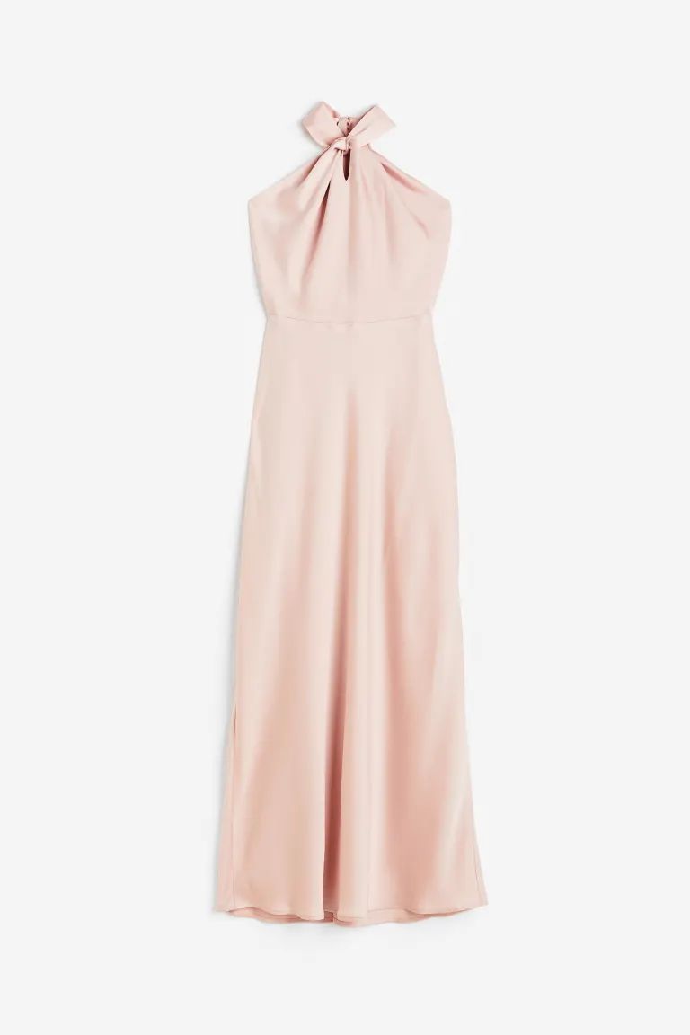 Satin Halterneck Dress | H&M (US)