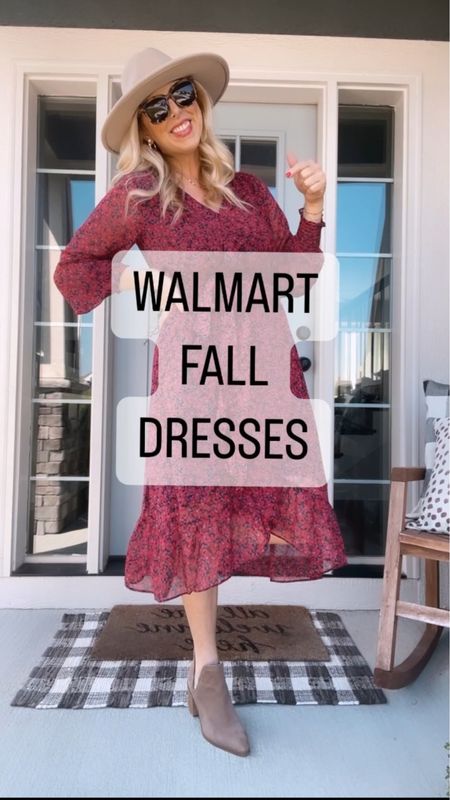 Instagram reel, Walmart fall dresses, walmart dress, Walmart outfit, Walmart fashion, time and tru, scoop, fall dress

#LTKSeasonal #LTKshoecrush #LTKfindsunder50