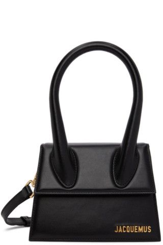 Jacquemus - Black 'Le Chiquito Moyen' Top Handle Bag | SSENSE