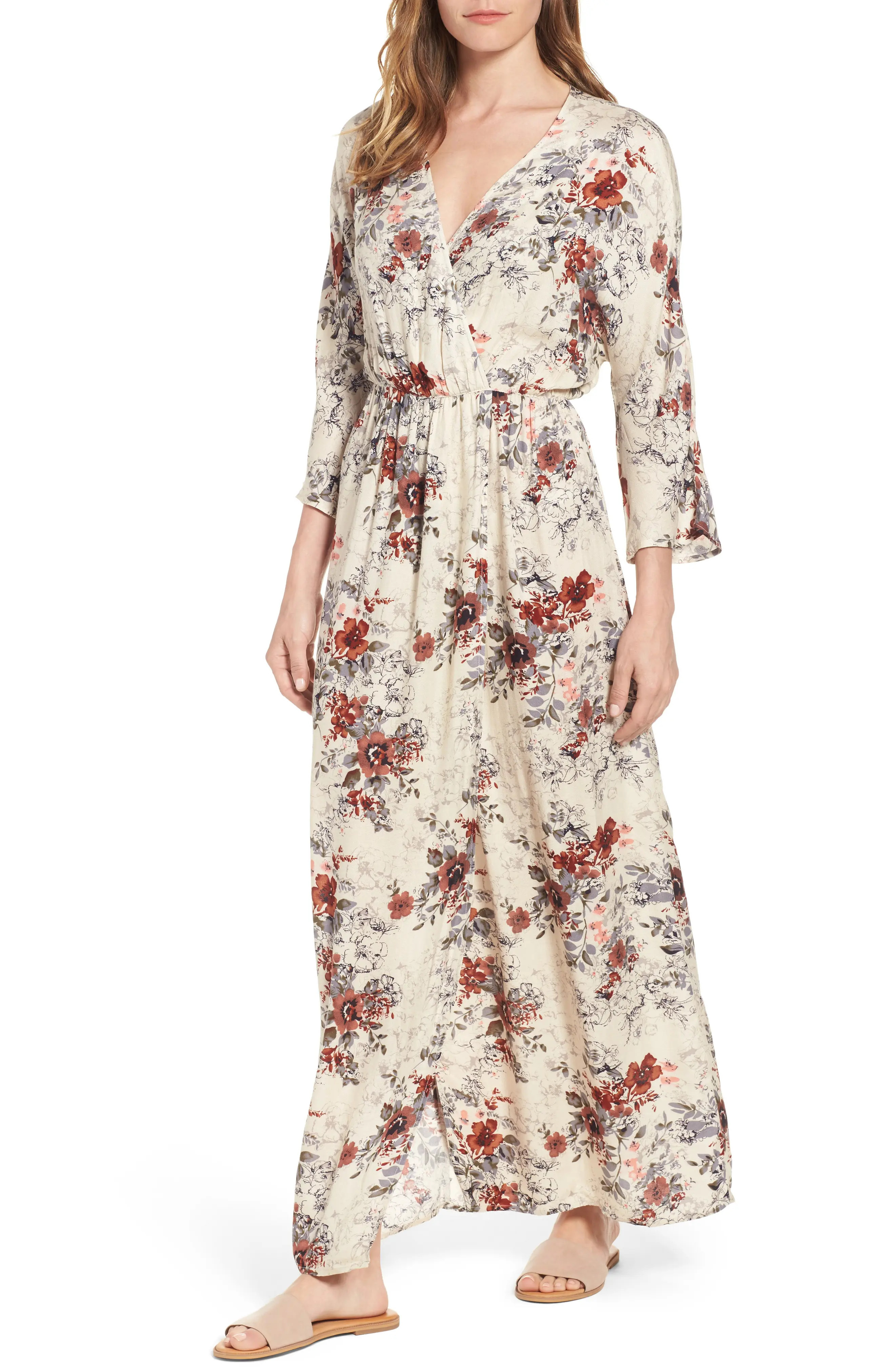 Blouson Maxi Dress | Nordstrom