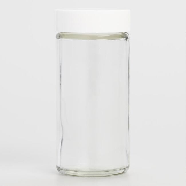 White Lidded Spice Jars, Set of 6 | World Market