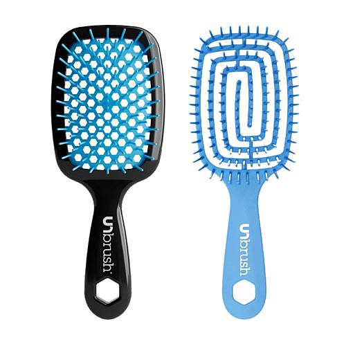 FHI Heat UNBrush Blue 2-piece Original & Flex Set | HSN