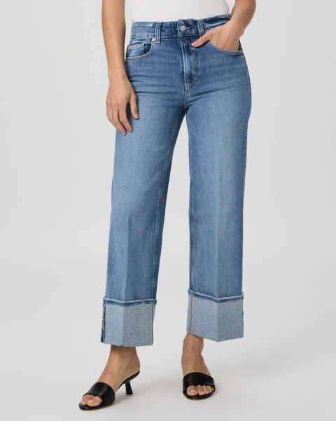 Sasha Ankle Wide Leg Jean | Paige