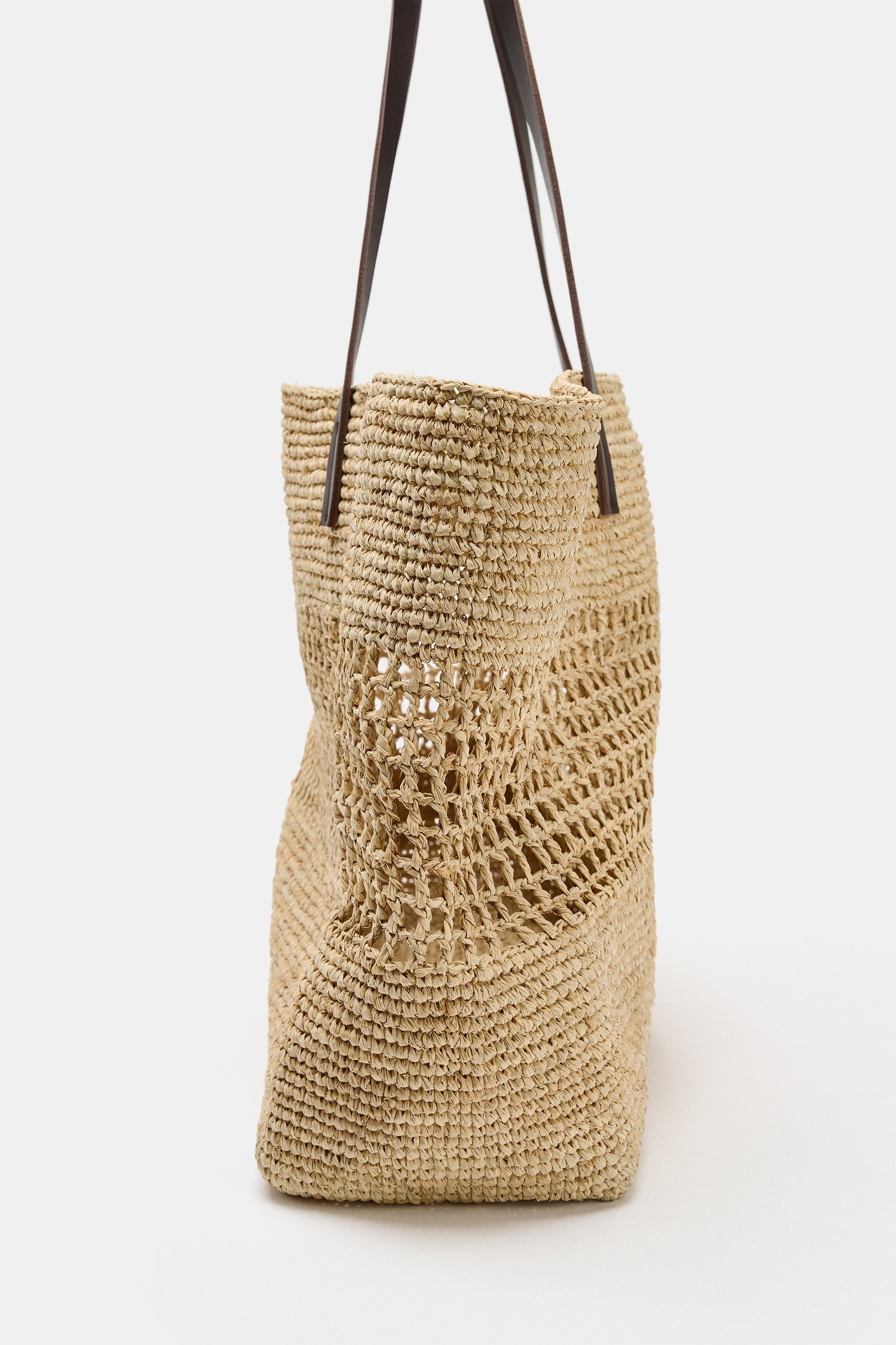 RAFFIA TOTE BAG | Zara UK
