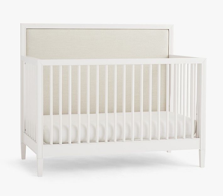 Parker Upholstered 3-in-1 Convertible Crib | Pottery Barn Kids
