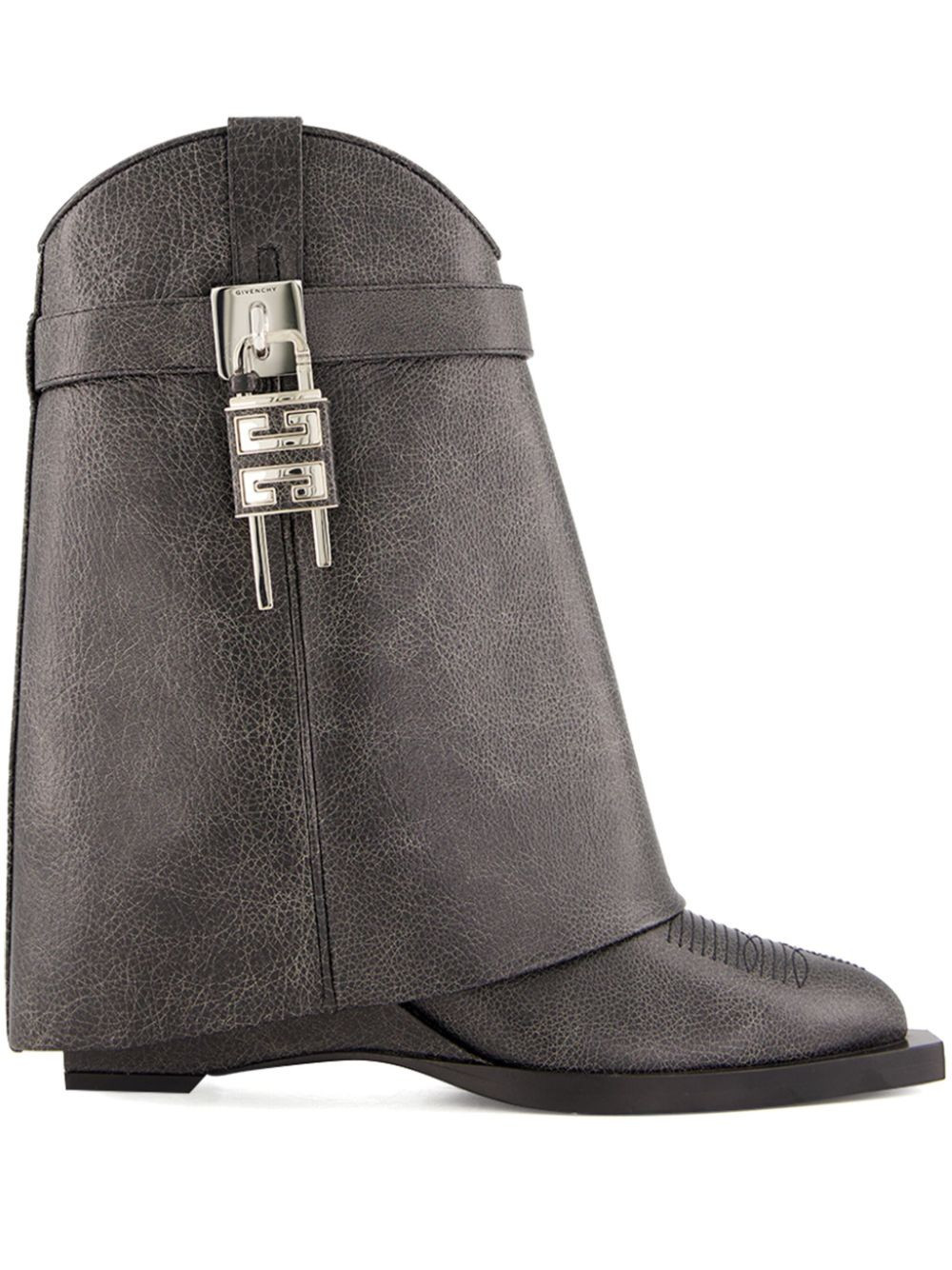 Givenchy Shark Lock Cowboy boots - Black | Farfetch Global