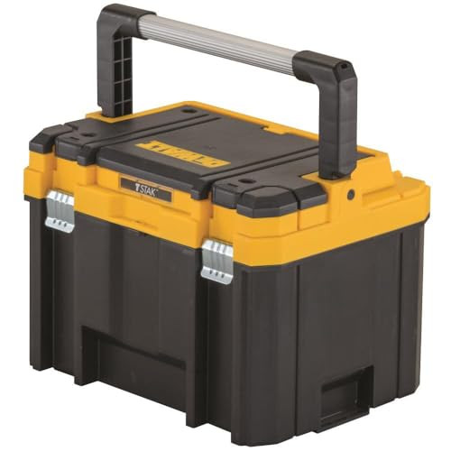 DEWALT TSTAK Tool Box, Deep, Long Handle, Extra Large Design, Fixed Divider for Tool Organization, Water and Debris Resistant (DWST17814) | Amazon (US)