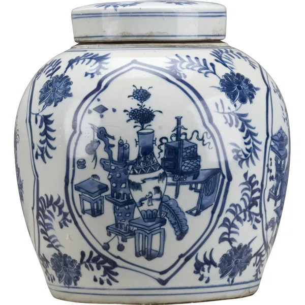 Handmade Porcelain China Ginger Jar | Perigold