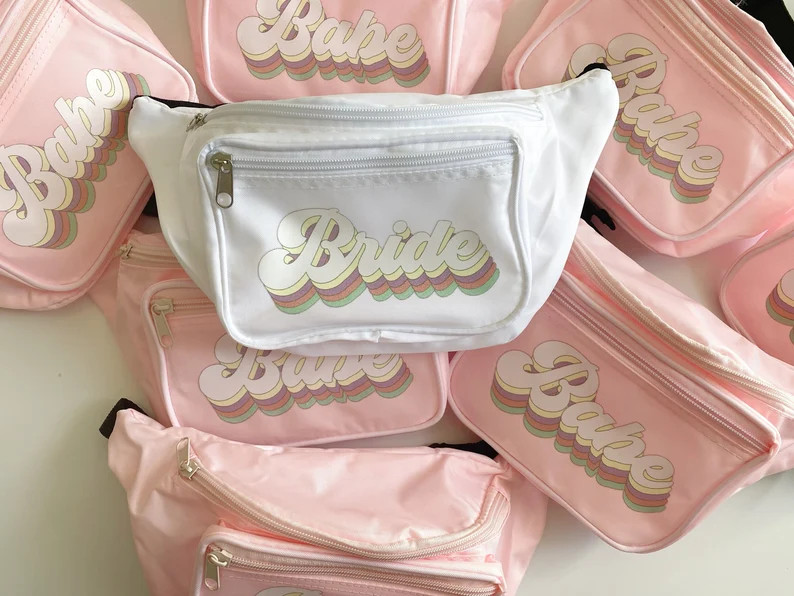 Fanny Pack Bachelorette - Bachelorette Fanny Packs - Retro Fanny Pack - Brides Babes Fanny Packs ... | Etsy (US)