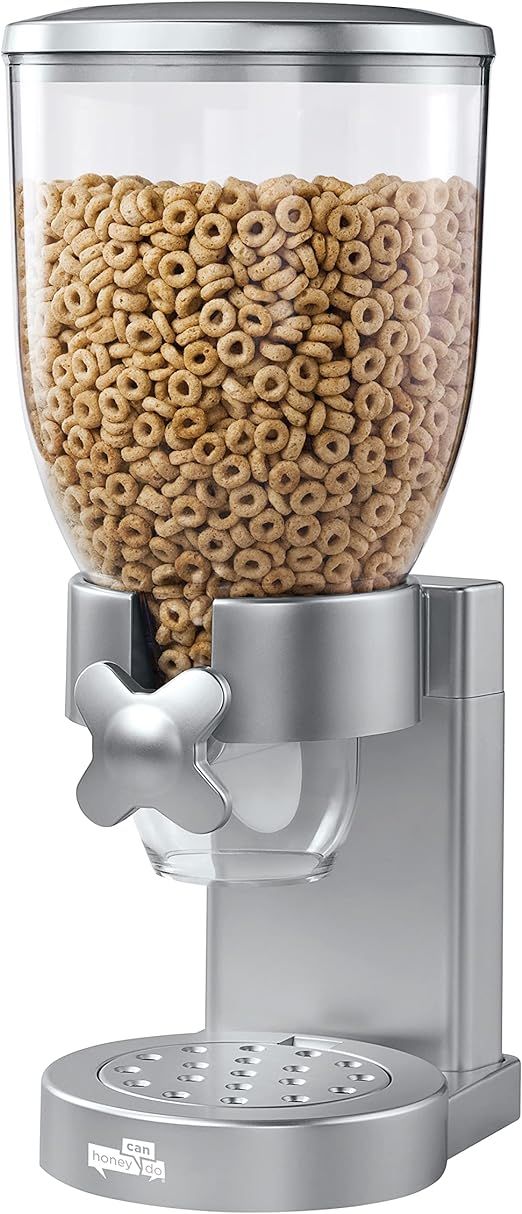 Zevro /GAT102 Indispensable Dry Food Dispenser, Single Control, Silver | Amazon (US)