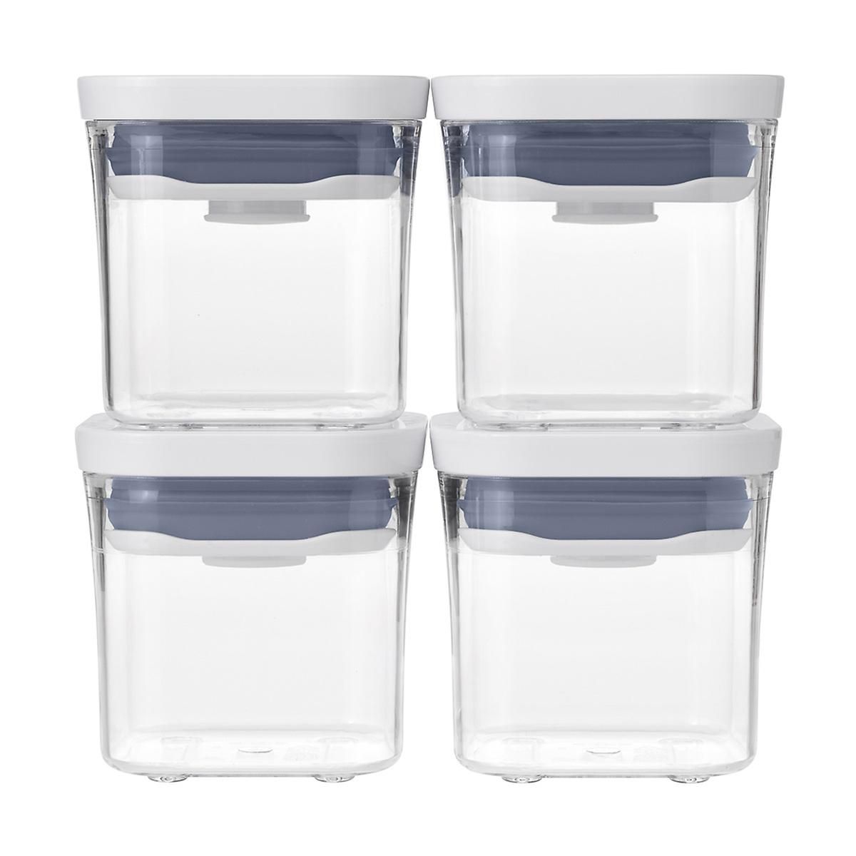 OXO Good Grips 4-Piece Mini POP Canisters | The Container Store