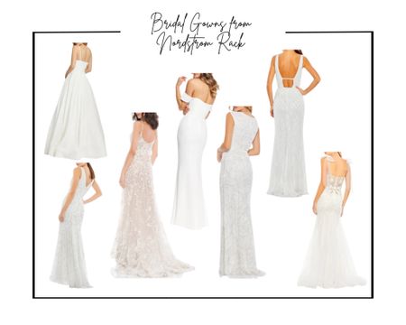 Gorgeous bridal gowns from Nordstrom rack! 

#LTKFind #LTKwedding #LTKbeauty