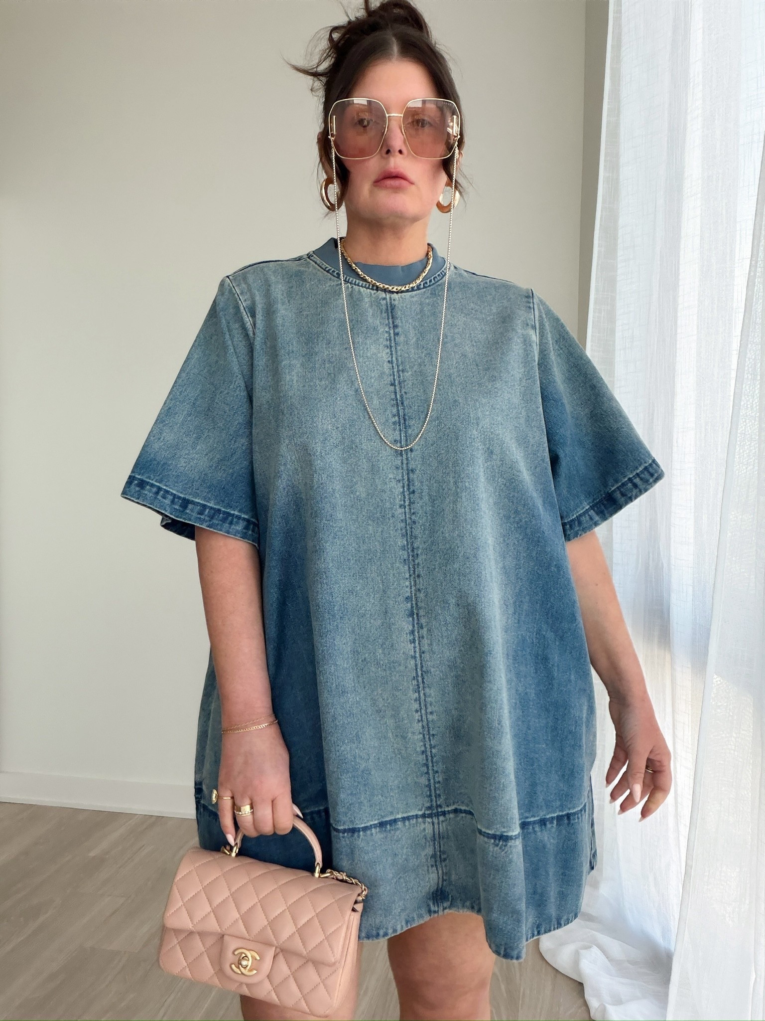 I love a cute, breezy denim dress in the spring and summer  

#LTKSeasonal #LTKootd #LTKActive