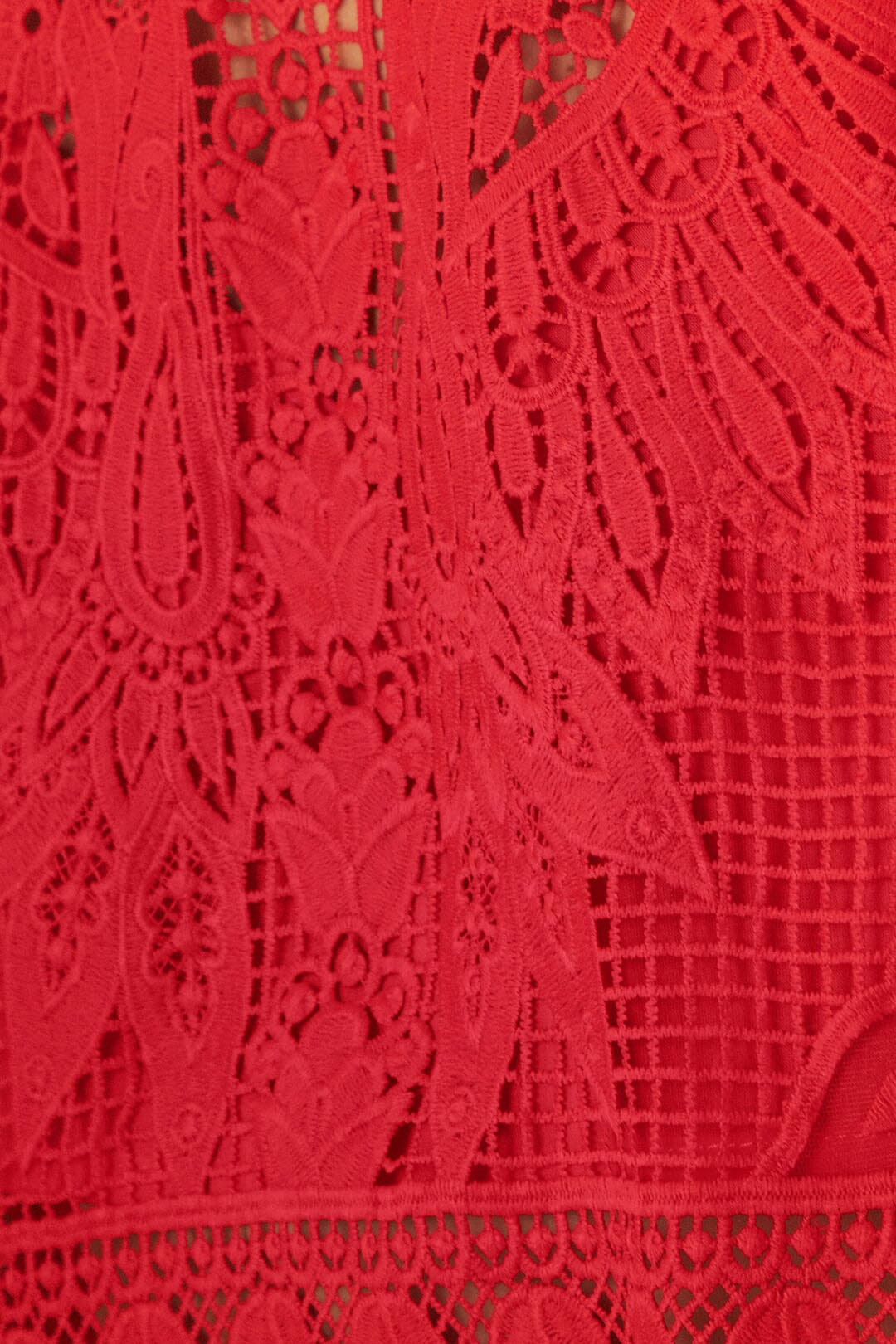 Red Toucan Guipure Sleeveless Top | FarmRio (US)