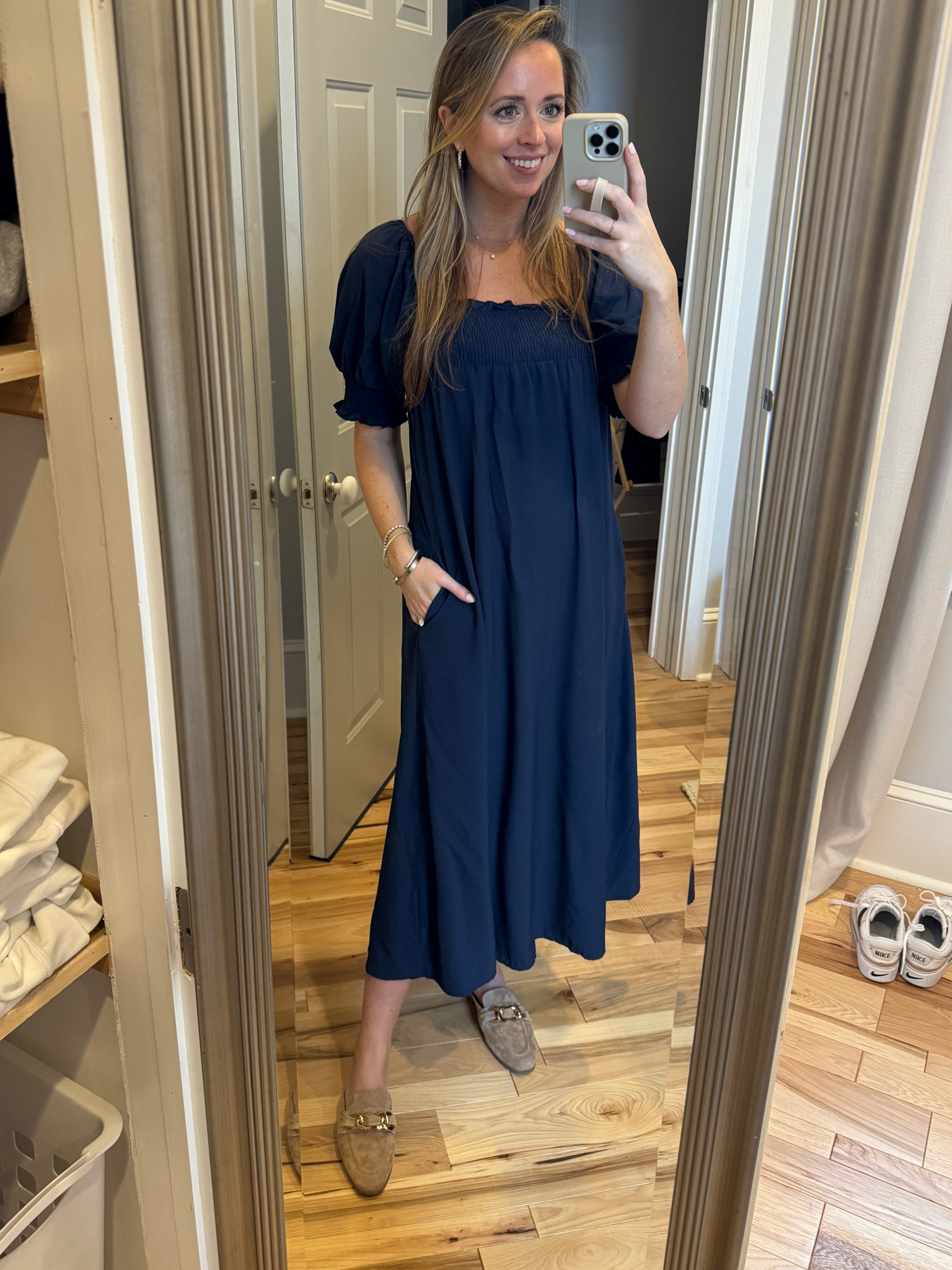 Small in dress! Perfect for bump!

#LTKbump #LTKshoecrush #LTKworkwear