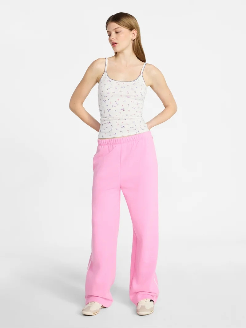 No Boundaries Pointelle Tank Top, Women's XXS-XXL | Walmart (US)