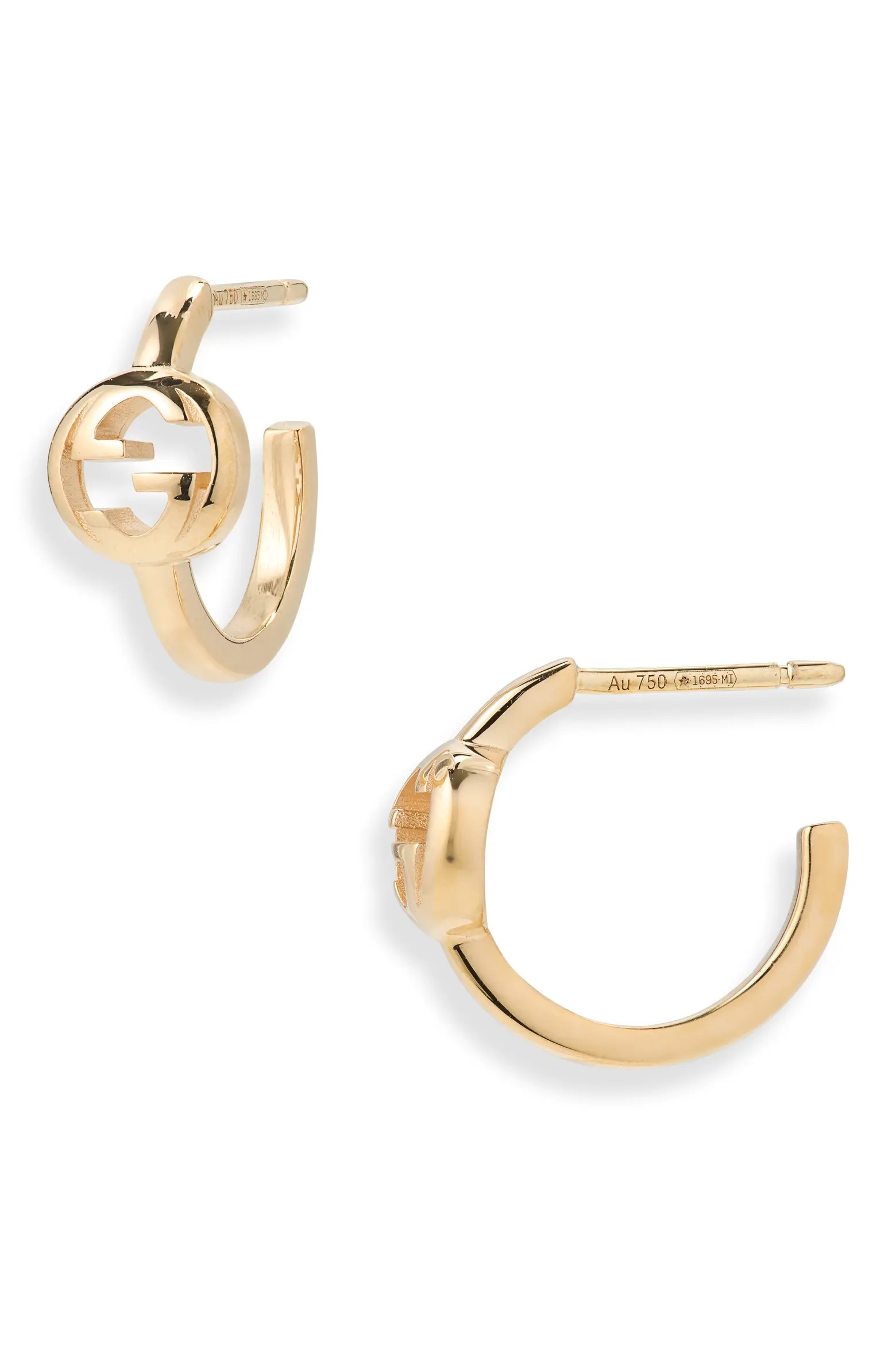Interlocking G Huggie Hoop Earrings (Women) | Nordstrom | Nordstrom