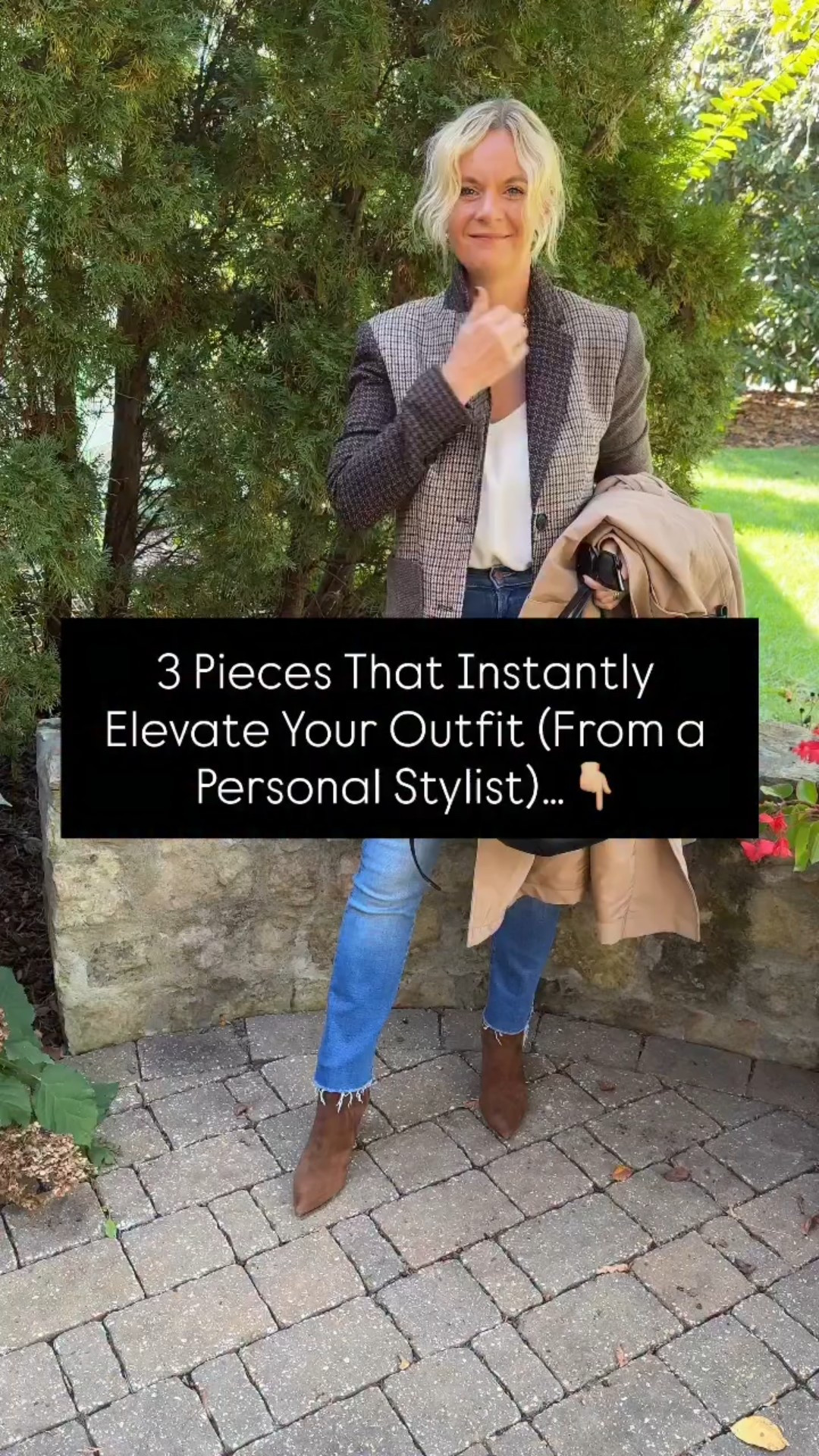 Want to make your outfit look effortlessly expensive? 👗✨ 

You don’t need a designer wardrobe — just a few key pieces.

1️⃣ Tailored Blazer — Adds instant polish and structure.

2️⃣ Statement Handbag — A chic, structured bag elevates any look.

3️⃣ Classic Loafers — Timeless and comfortable, they pull an outfit together.

These styling staples work every time. Which one is your go-to? Let usknow below! ⬇️

#personalstyling #effortlessstyle #styleover40 #nashvillestylist #personalstylist #styletipsforwomen #fashionover40 #fashionover50
