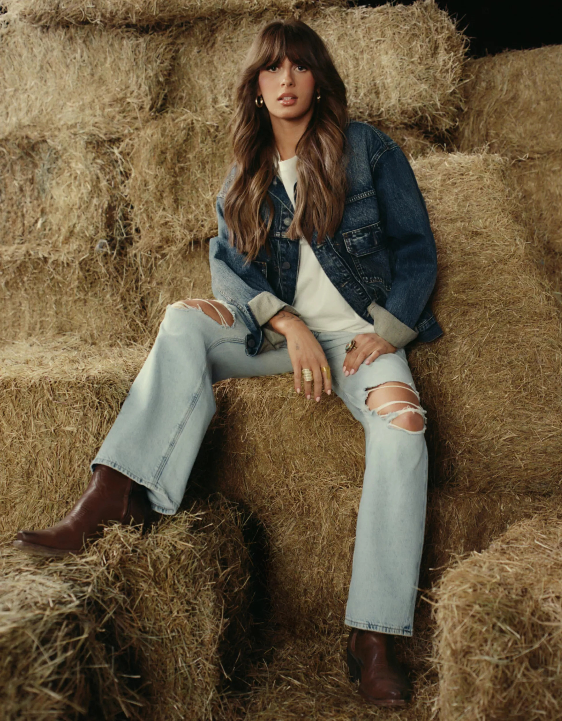AE Strigid Ripped High-Waisted Stovepipe Jean | American Eagle Outfitters (US & CA)
