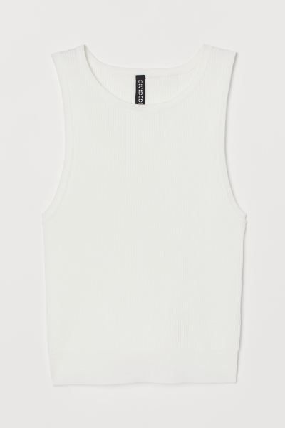 Ribbed vest top | H&M (UK, MY, IN, SG, PH, TW, HK)