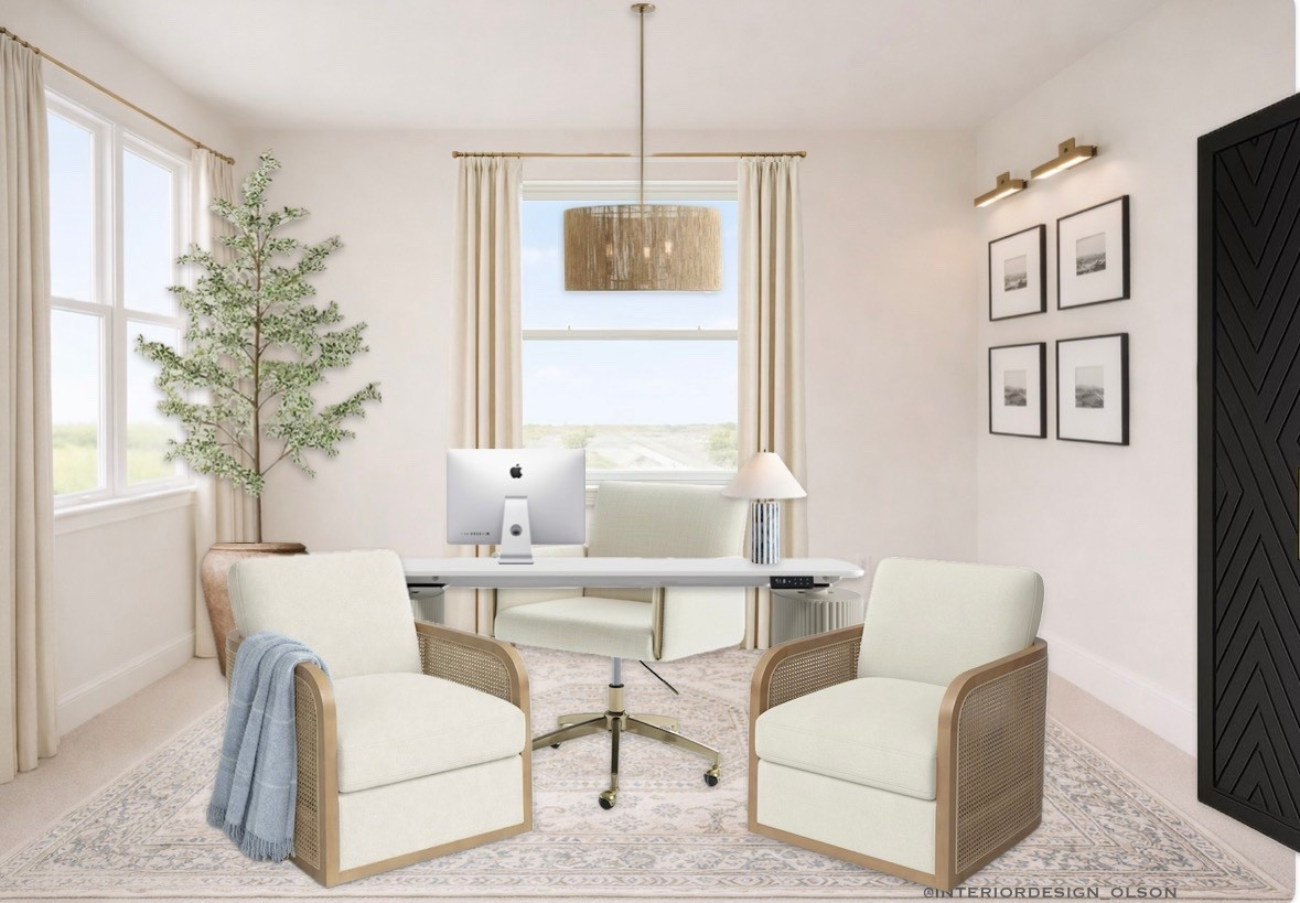 Coastal calm meets work-from-home goals 🤍
This light + airy home office is all about soft neutrals, natural textures, and effortless coastal vibes. Cane accent chairs, oatmeal drapery, and a washable neutral rug make this space feel elevated yet totally livable. Proof that a home office can be both beautiful and functional.



🔗 All sources linked via LTK

#LTKhome #LTKinteriors #CoastalHome #CoastalOffice #HomeOfficeDesign #NeutralHome #CaneFurniture #OrganicModern #WashableRug #WorkFromHomeStyle #InteriorInspo