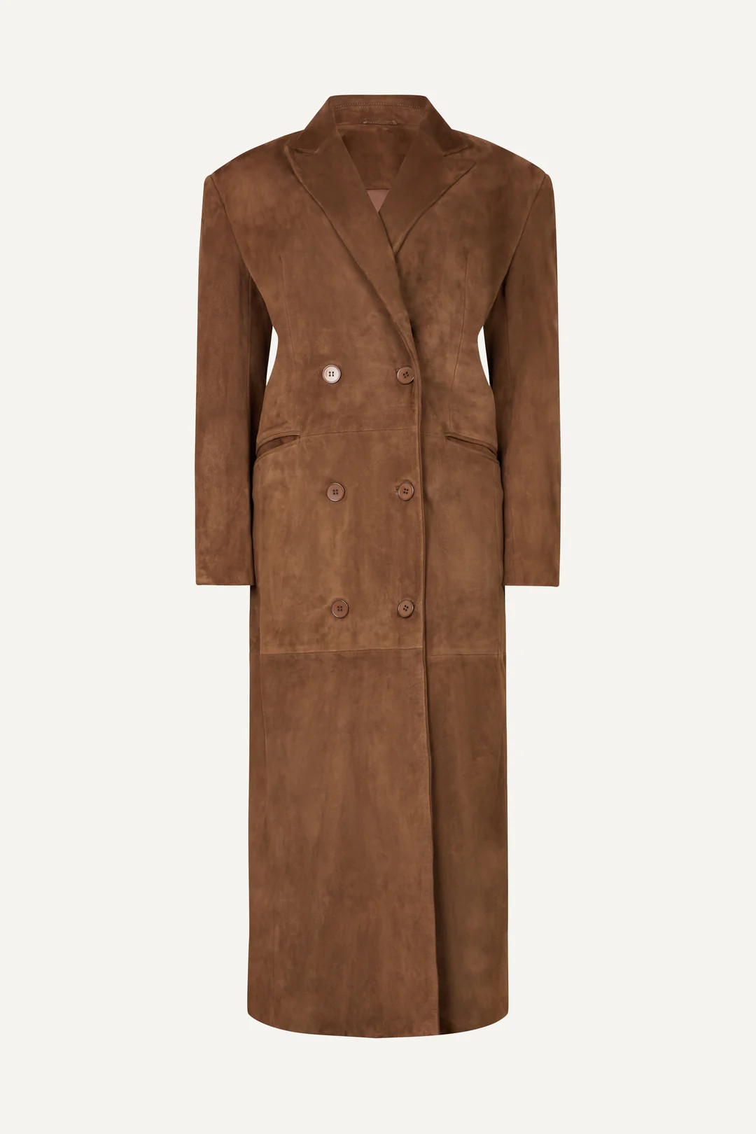 Aggie Suede Coat | DUCIE